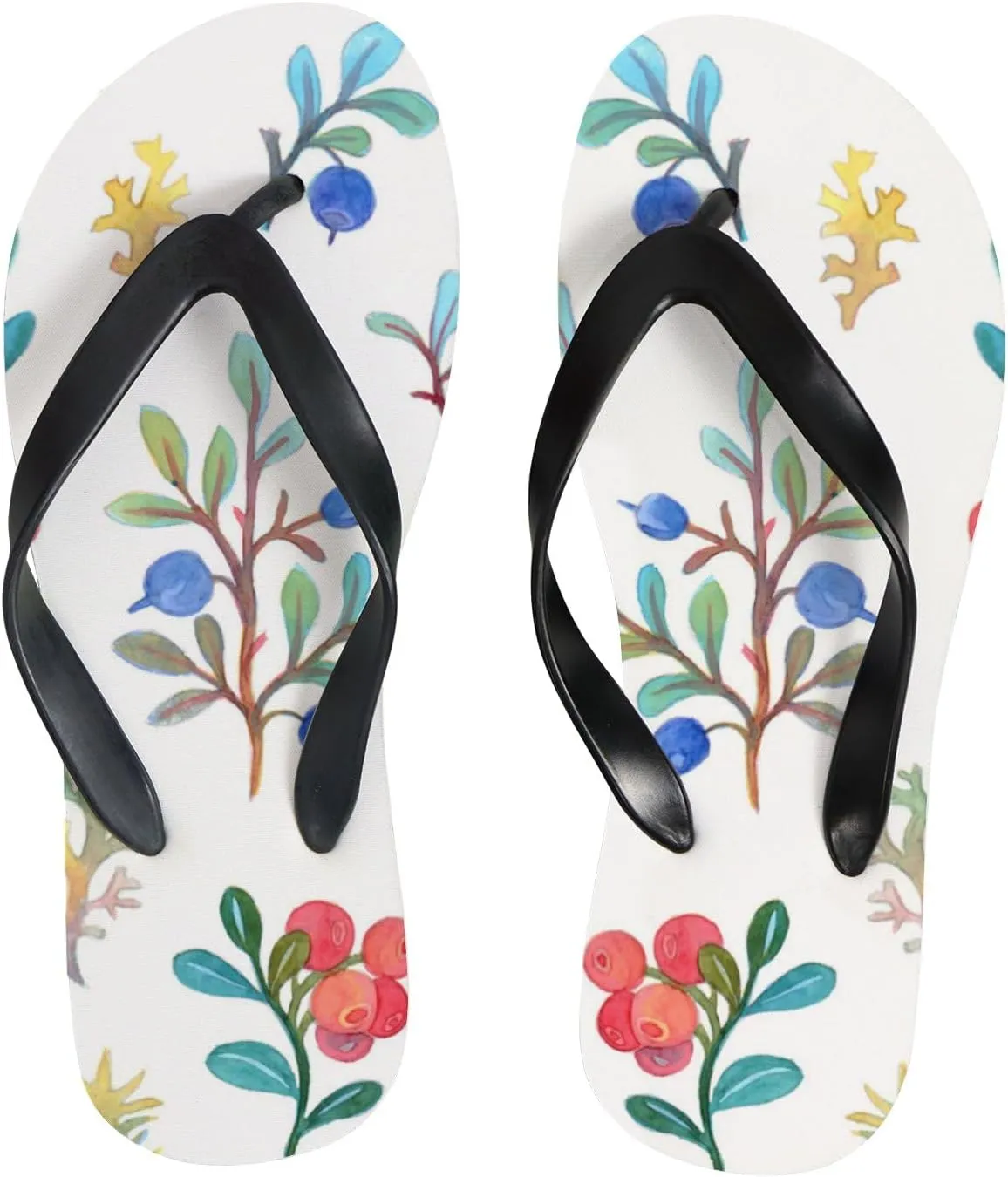 Summer Flip Flops for Women Girls - Northern Berries Casual Thong Slippers Slide Flat Sandals for Beach