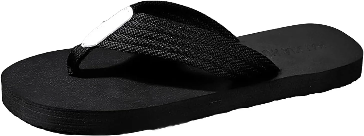 Summer Men's Korean Slippers Slip Knitted Strap Beach Flip Flop Vegan Slippers Men for Beach Mens Clog 11