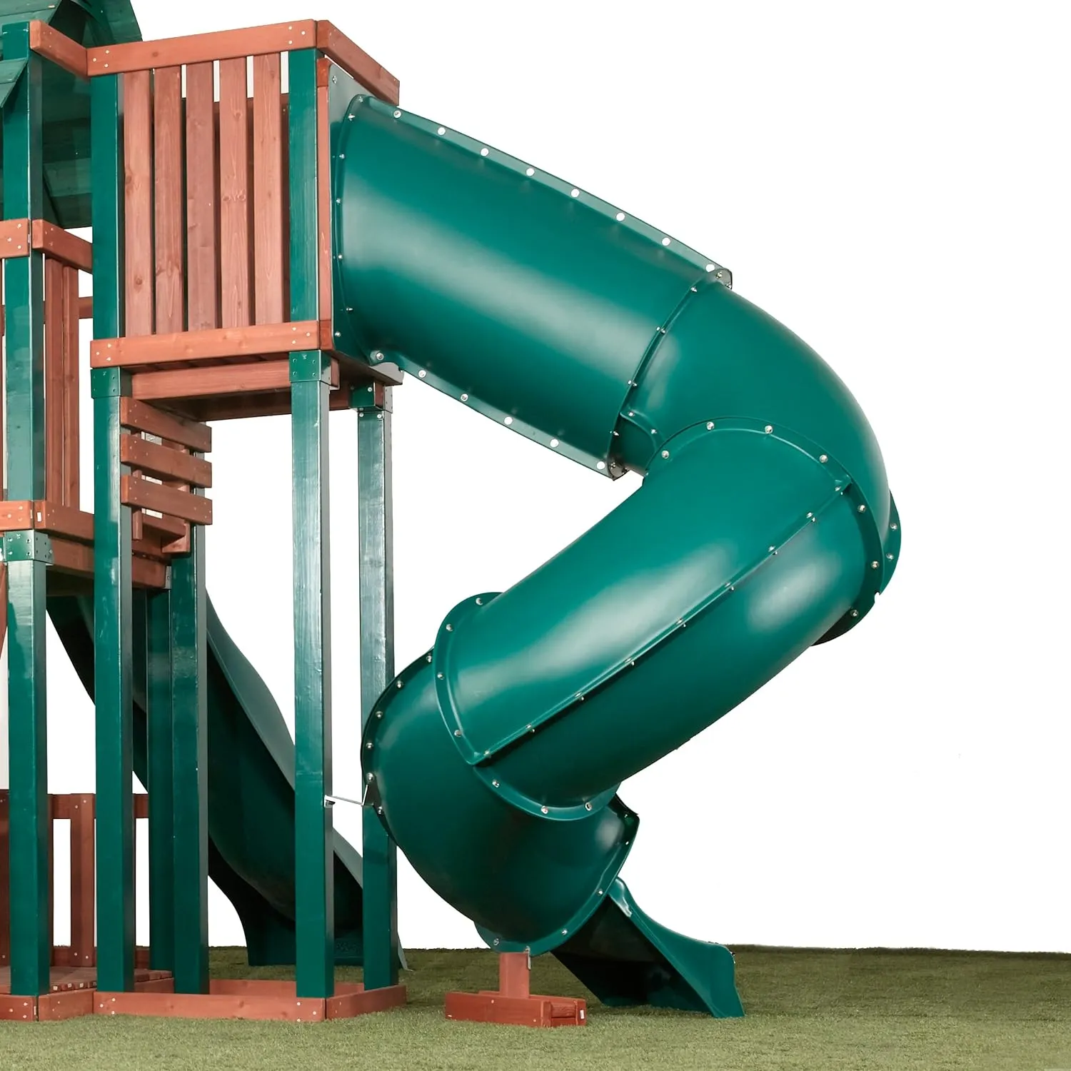 Swing-N-Slide 7 ft.Turbo Tube Slide , Green