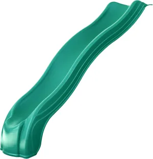 Swing-N-Slide WS 8200 Apex Wave Slide 8 Foot Long Plastic Outdoor Wave Slide for 4' Swing Set Decks, Green