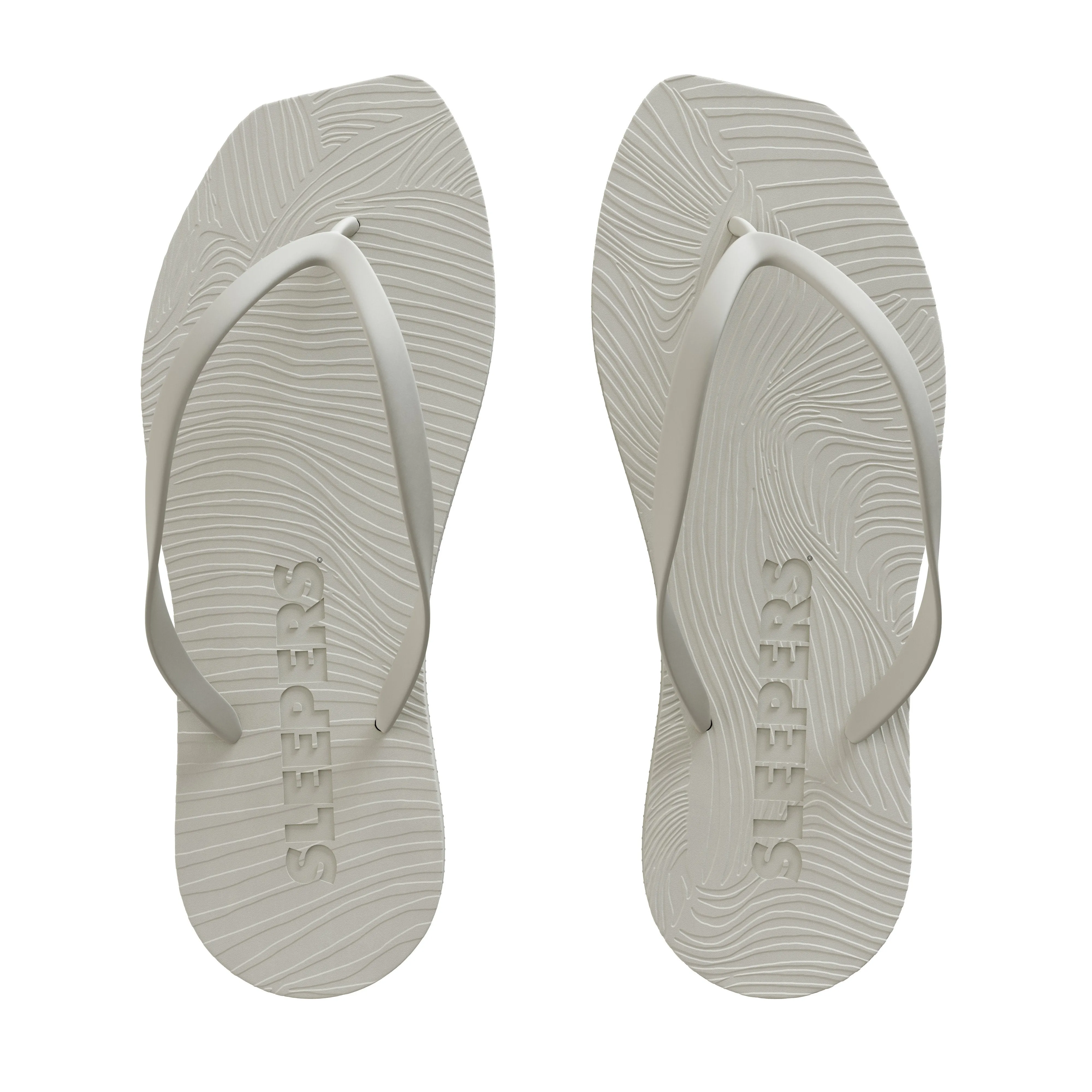 Tapered White Flip Flop