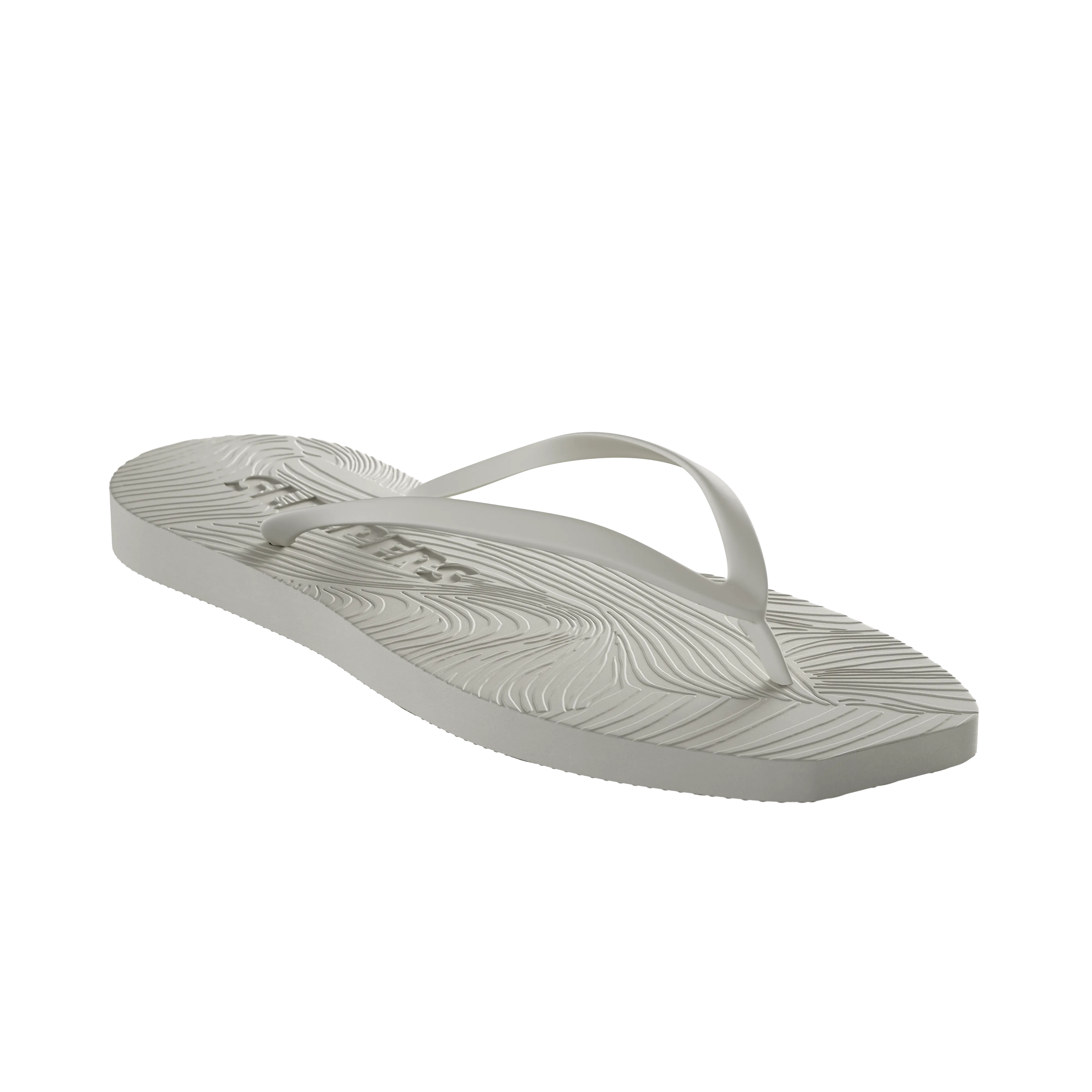 Tapered White Flip Flop