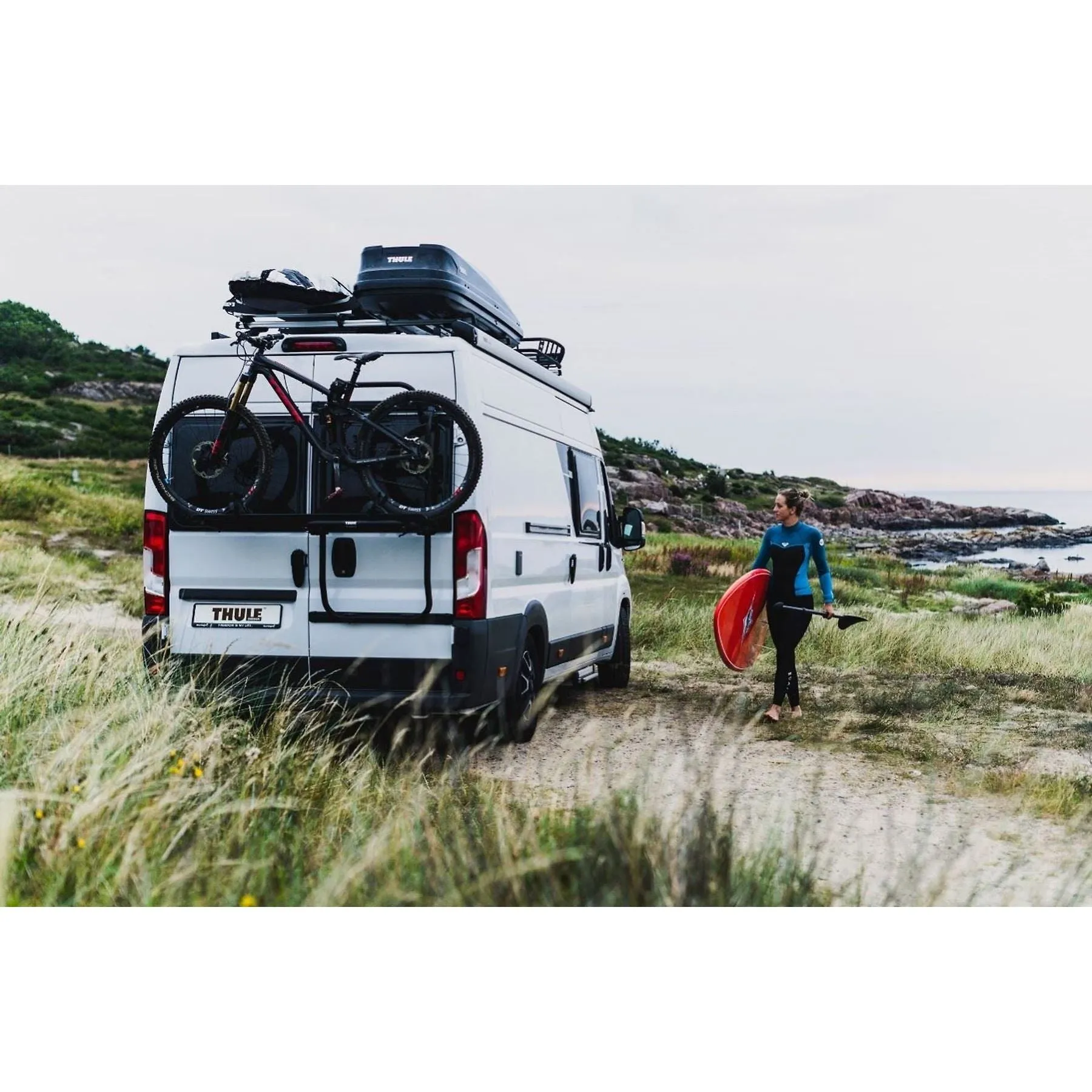 Thule Elite Van XT van bike rack fits Fiat Ducato/Citroen Jumper/Peugeot Boxer/Ram Pro Master black