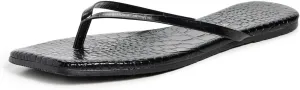 TKEES Women's Square Toe Lily Flip-Flop