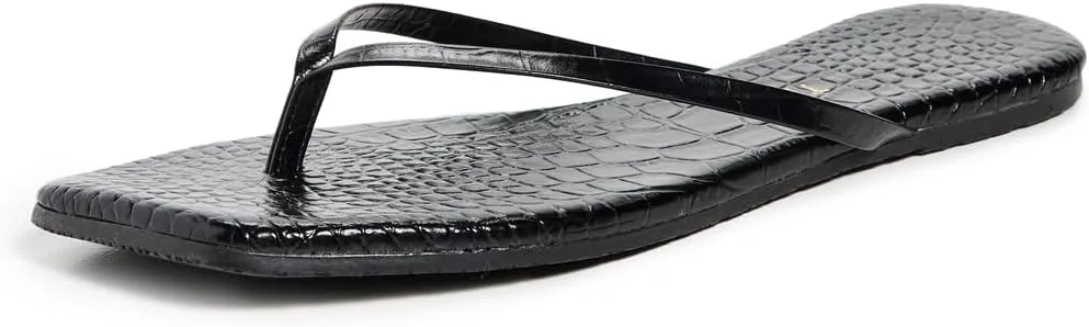 TKEES Women's Square Toe Lily Flip-Flop