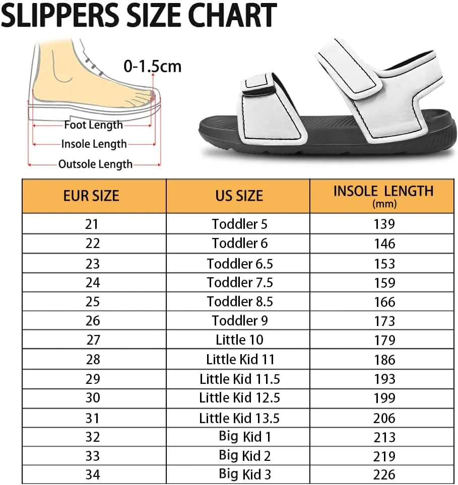 Toddler Sporty Sandals with Adjustable Straps Double Buckle Outdoor Athletic Water Shoes Open Toe Slippers Sandal