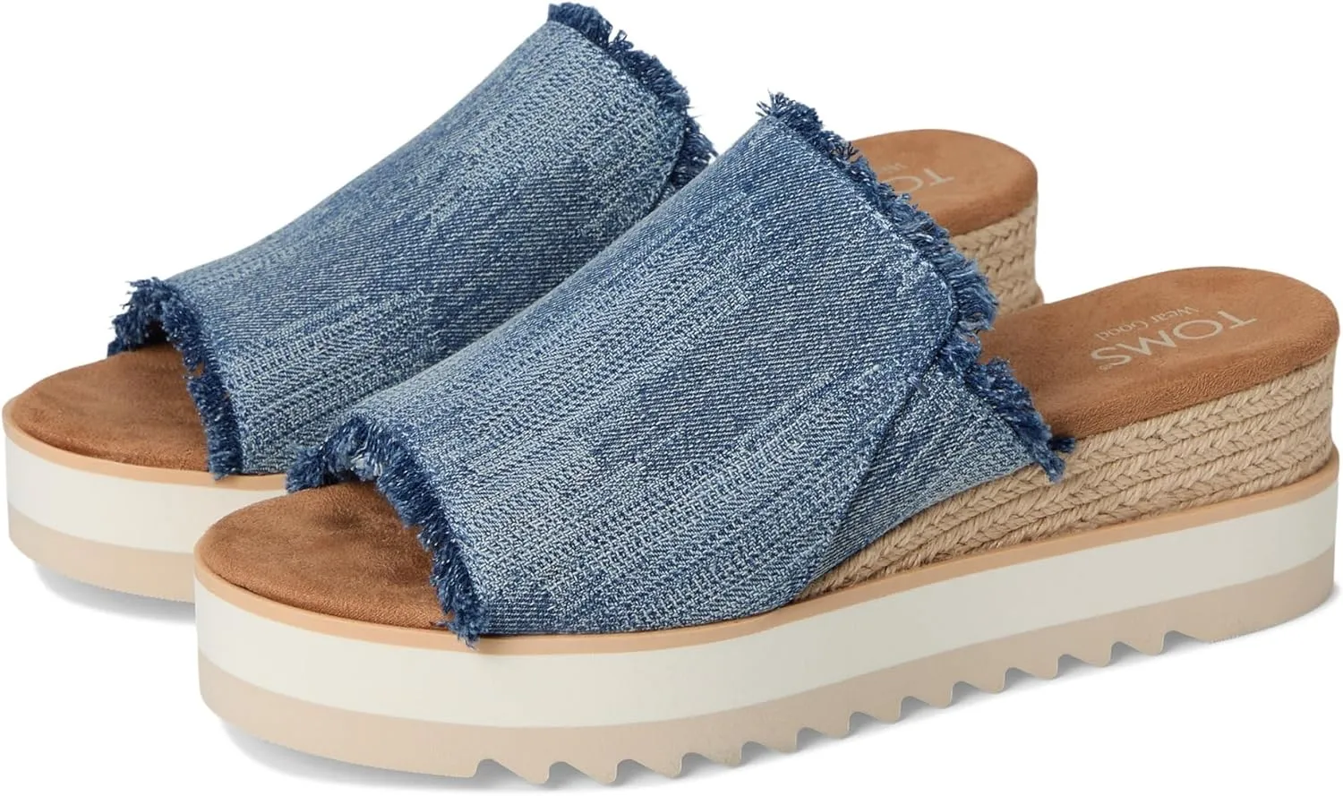 TOMS Women's Diana Mule Espadrille Wedge Sandal