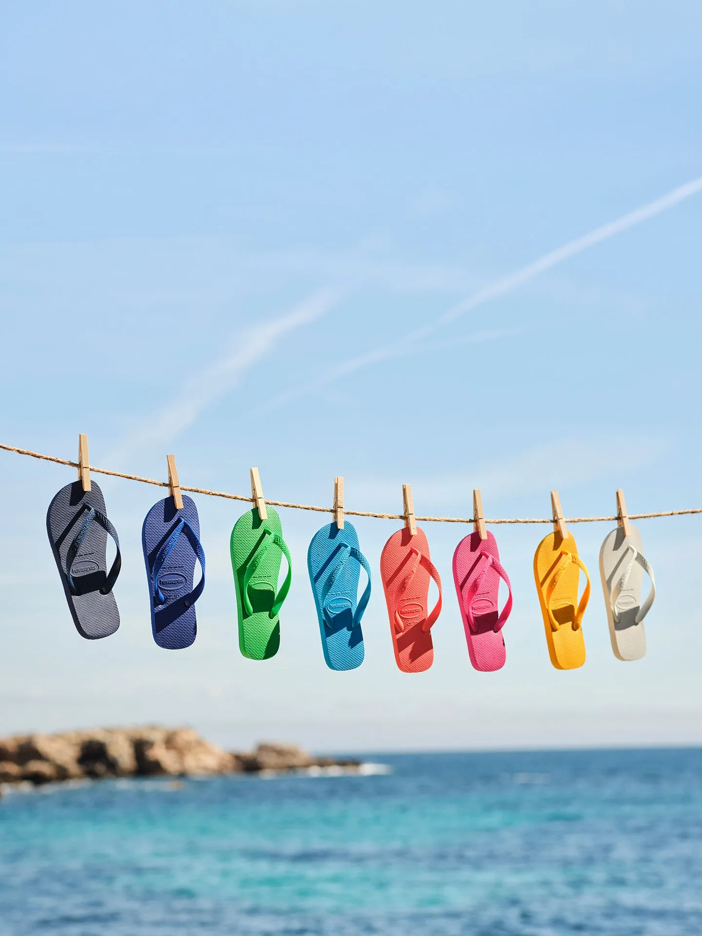Top flip-flops, green