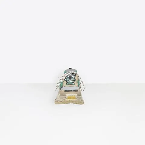 Triple S Balenciaga Sneaker Green, Yellow