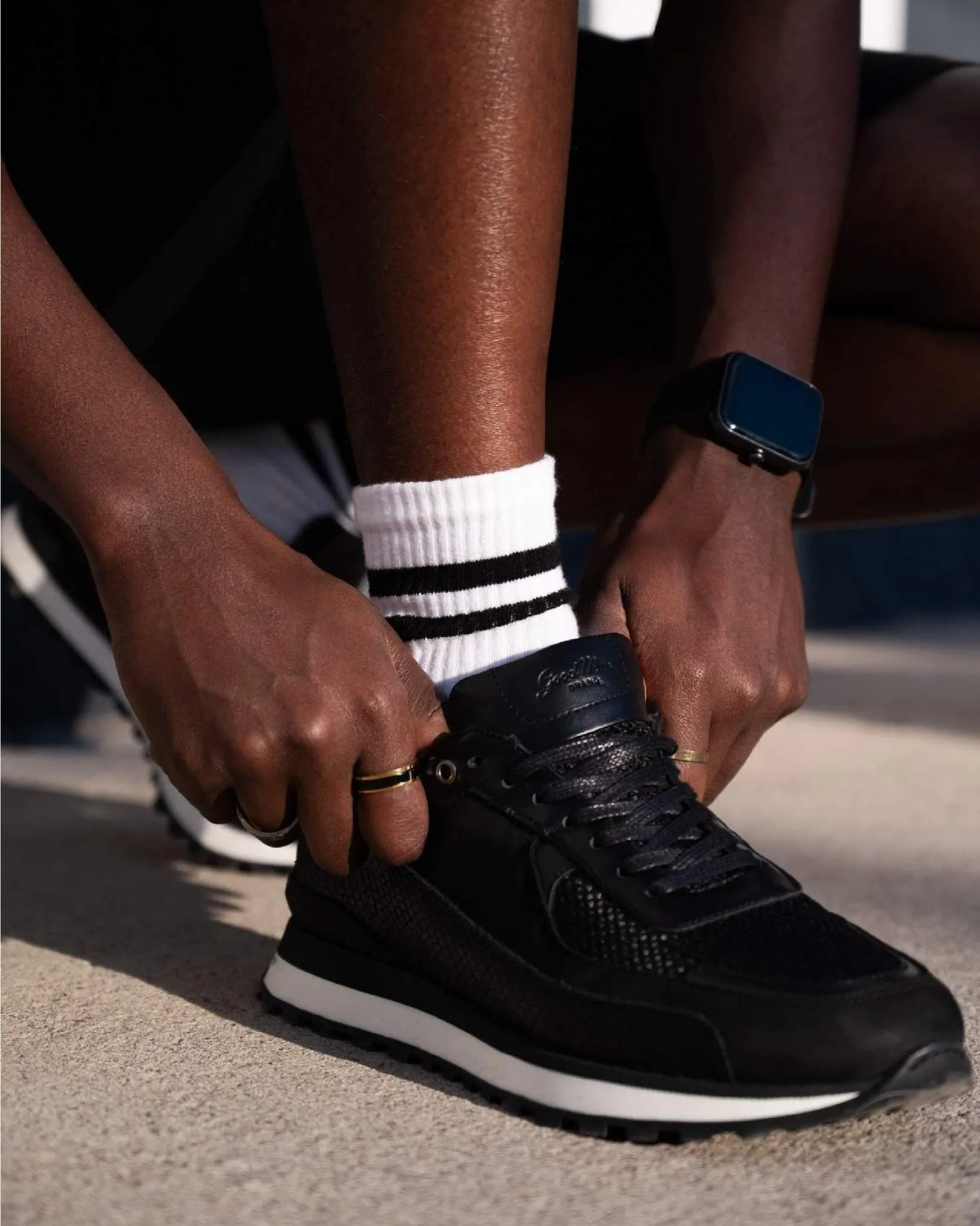 Triumph Trainer | Mesh, Leather