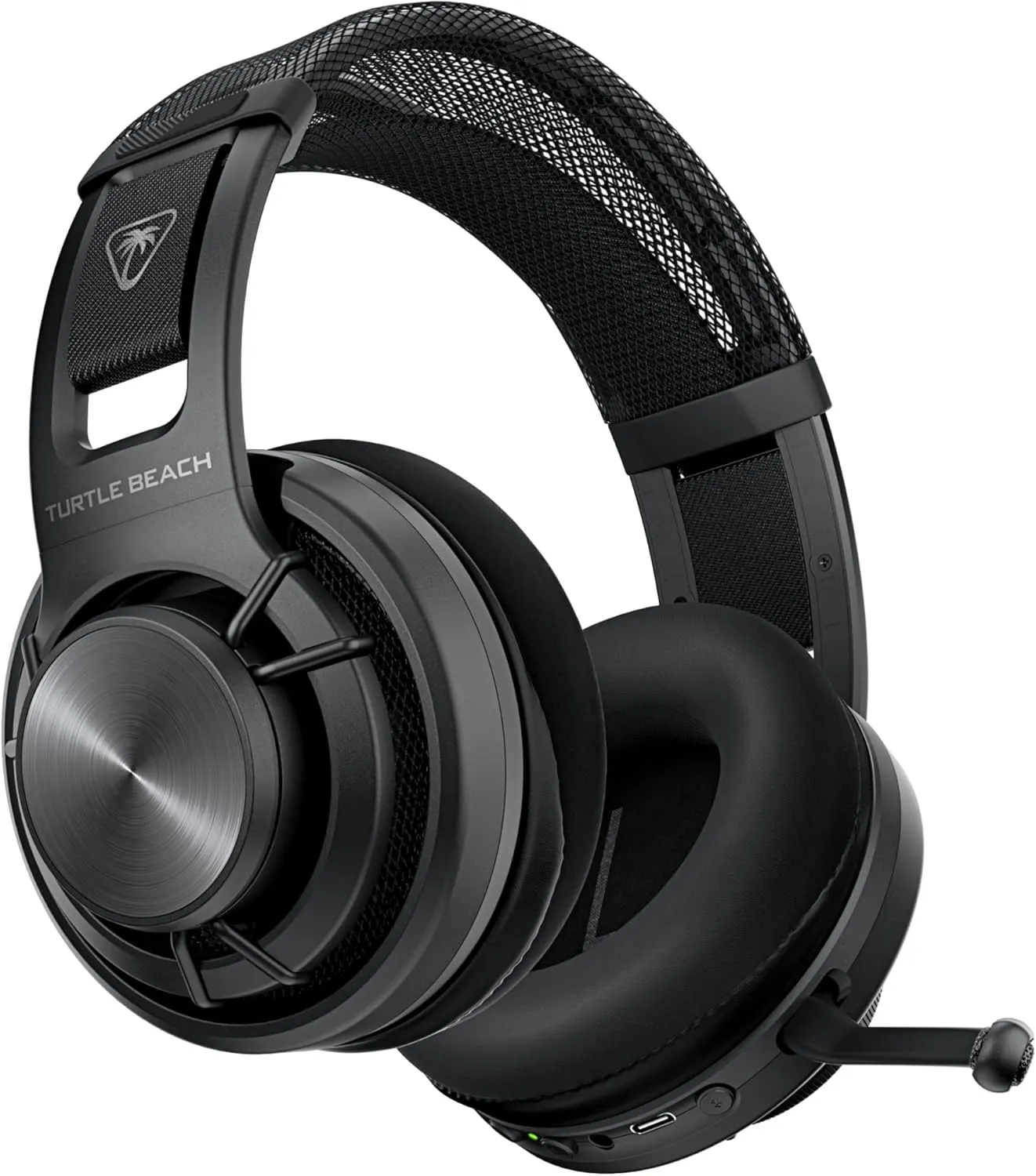 Turtle Beach Atlas Air Wireless Open Back PC Gaming Headset - PC, PS5, PS4, Mobile - 24-bit High-Fidelity Audio, Broadcast Grade Mic, Bluetooth, Floating Earcup, Memory Foam Cushions, 50-Hr Battery