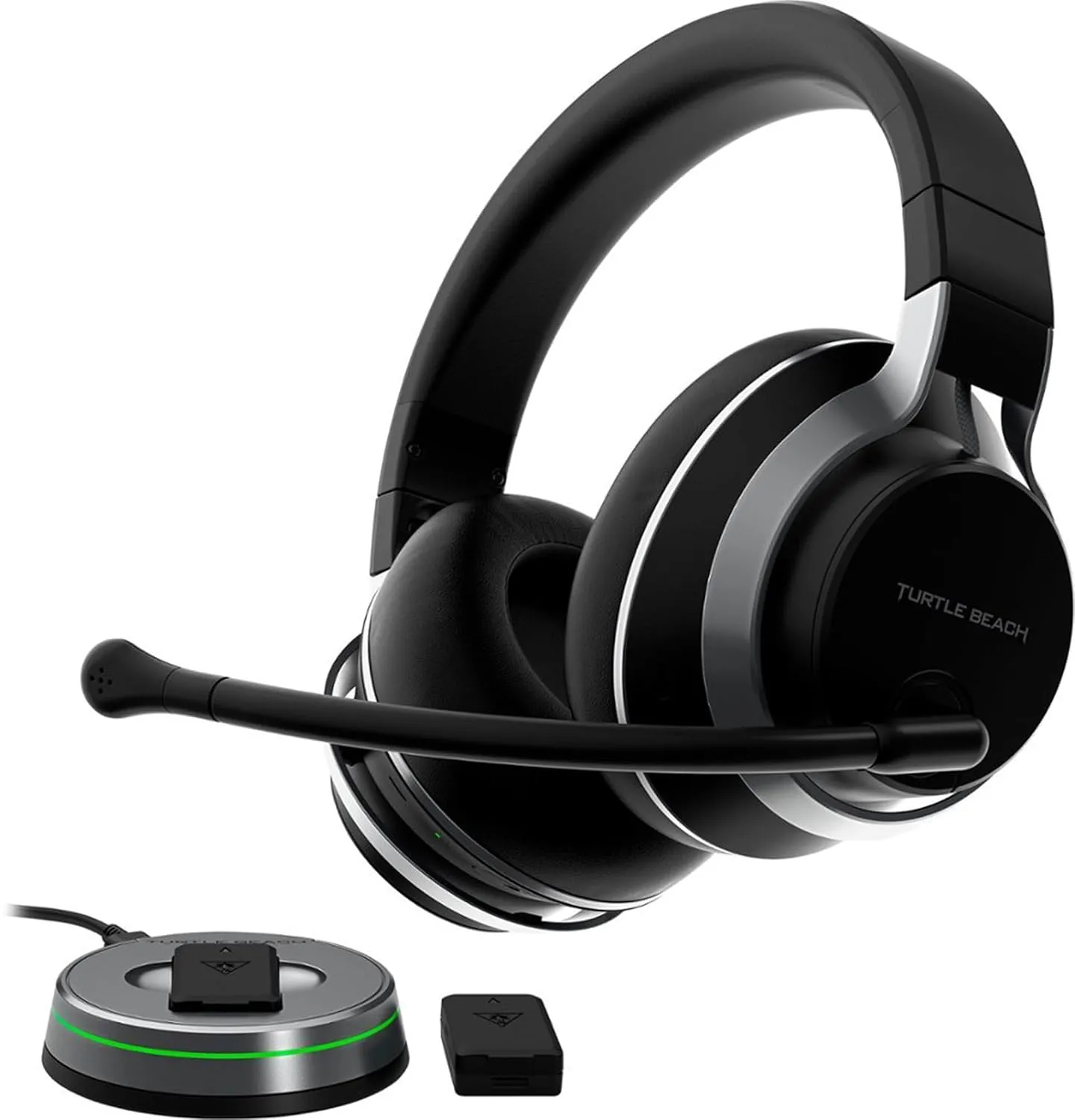 Turtle Beach Stealth Pro Multiplatform Wireless Noise-Cancelling Gaming Headset for Xbox Series X|S, Xbox One, PS5, PS4, PC, Mac, Mobile – Swappable Batteries – Black