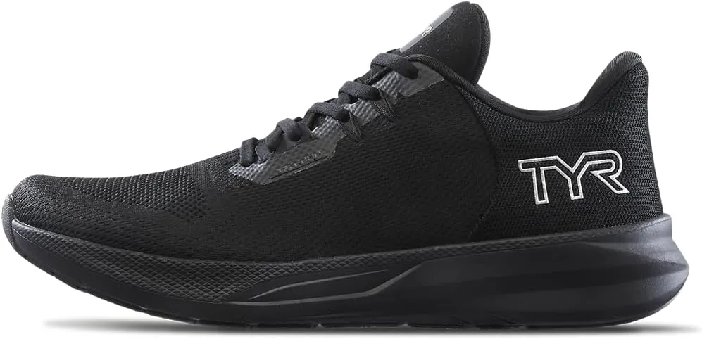 TYR Unisex Techknit RNR-1 Trainer Running Shoes Sneaker, Black, 6.5 US Men