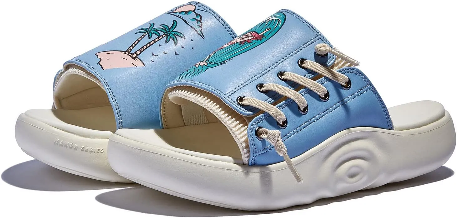 UIN Women's Summer Chunky Platform Slide Wedges Sandal Comfortable Art Travel Shoes Sitges Ⅲ