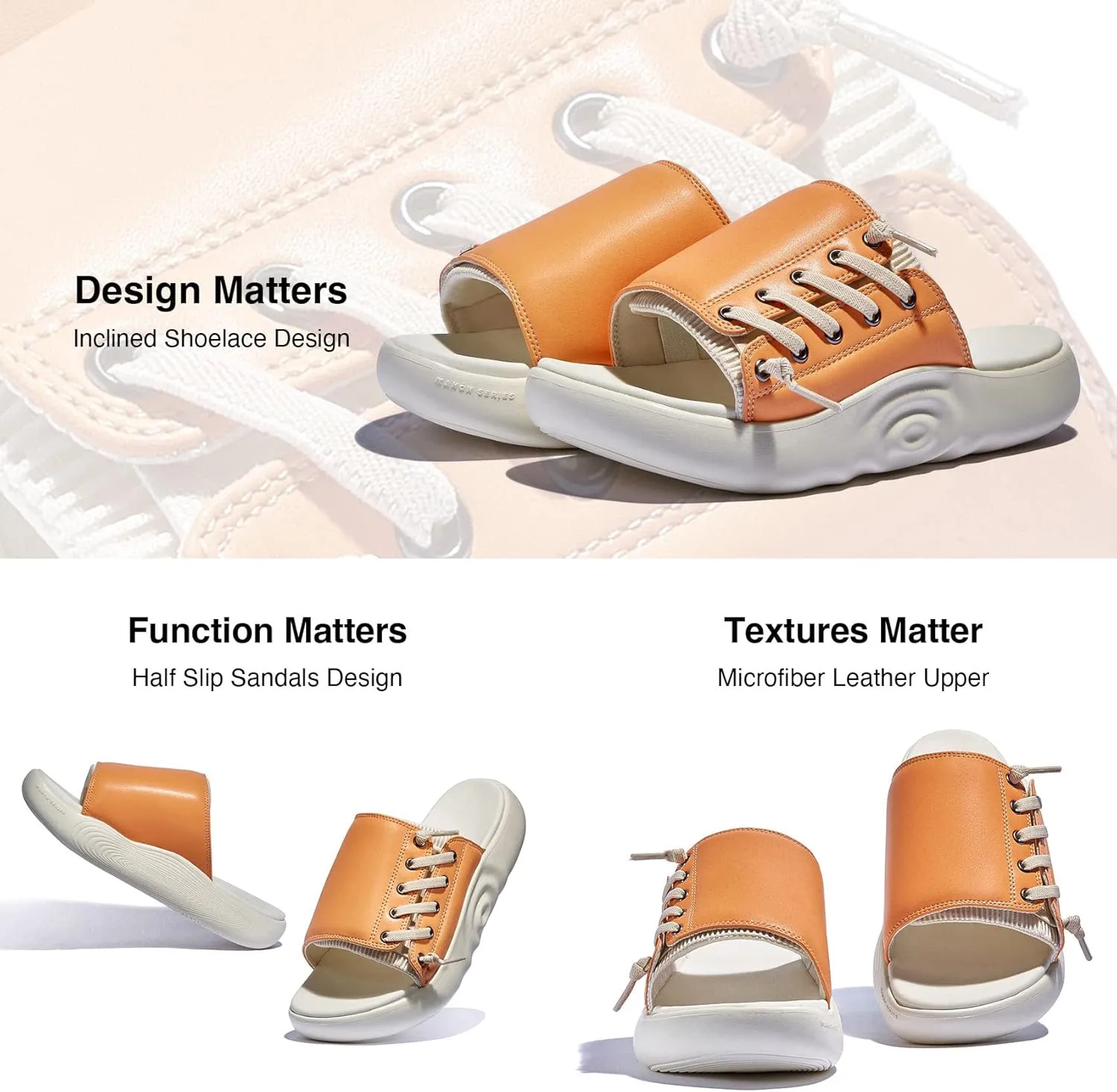 UIN Women's Summer Chunky Platform Slide Wedges Sandal Comfortable Art Travel Shoes Sitges Ⅲ