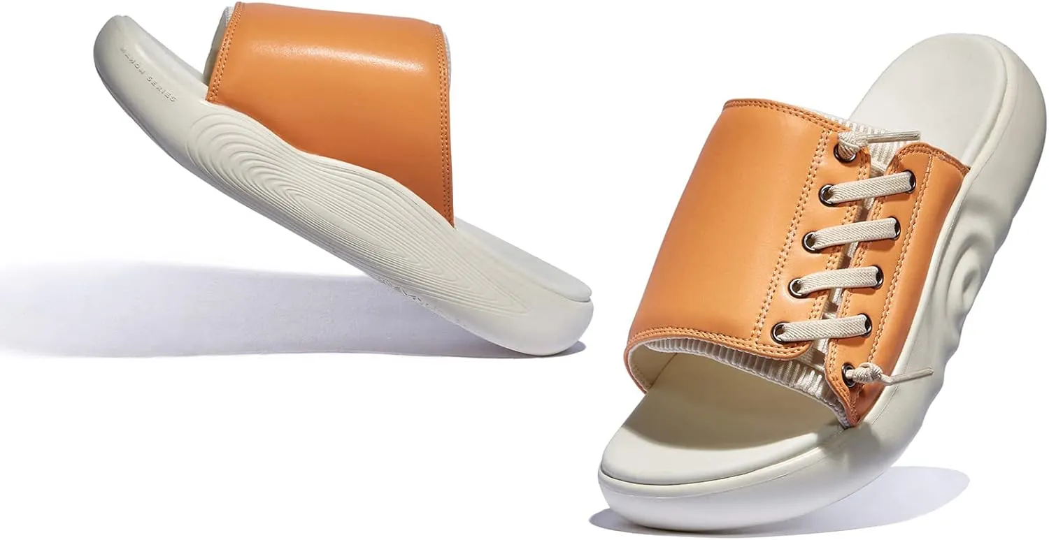 UIN Women's Summer Chunky Platform Slide Wedges Sandal Comfortable Art Travel Shoes Sitges Ⅲ