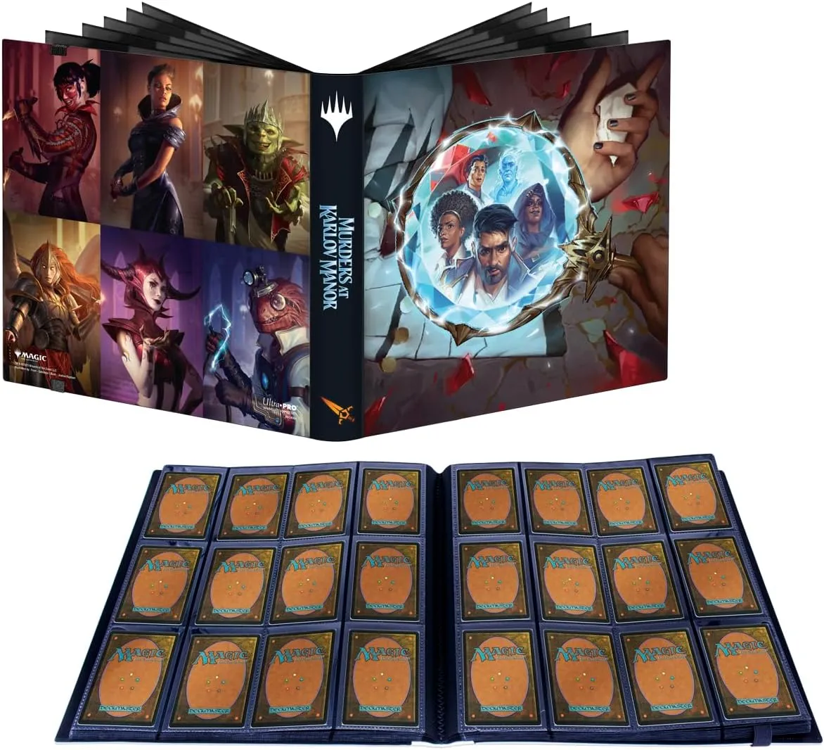 Ultra PRO - MTG Murders at Karlov Manor 12-Pocket PRO-Binder for Magic: The Gathering, Store & Protect up to 480 Standard Size Cards, Secure Side Loading Pockets, Fits MTG Cards, Gaming Cards, 38272
