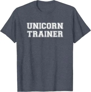 Unicorn Trainer T-Shirt Unicorn Party Costume Tee