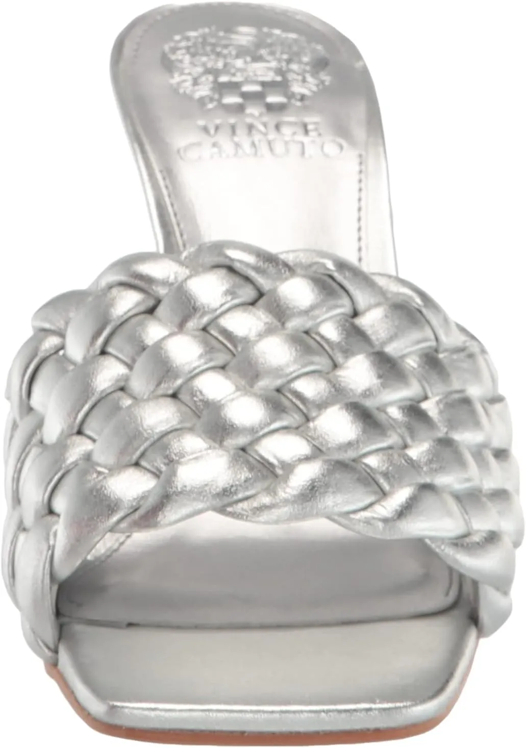 Vince Camuto Women's Brinela Woven High Heel Mule Heeled Sandal
