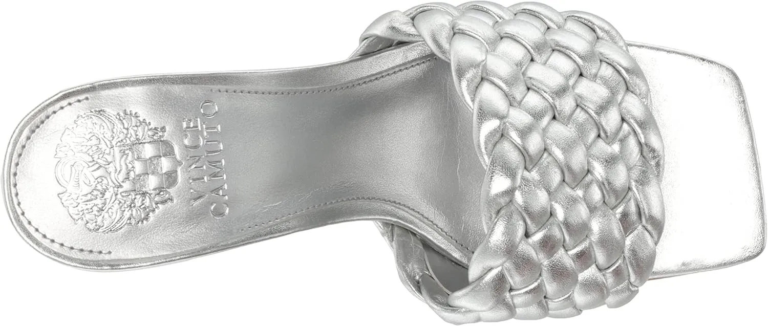 Vince Camuto Women's Brinela Woven High Heel Mule Heeled Sandal