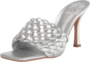 Vince Camuto Women's Brinela Woven High Heel Mule Heeled Sandal