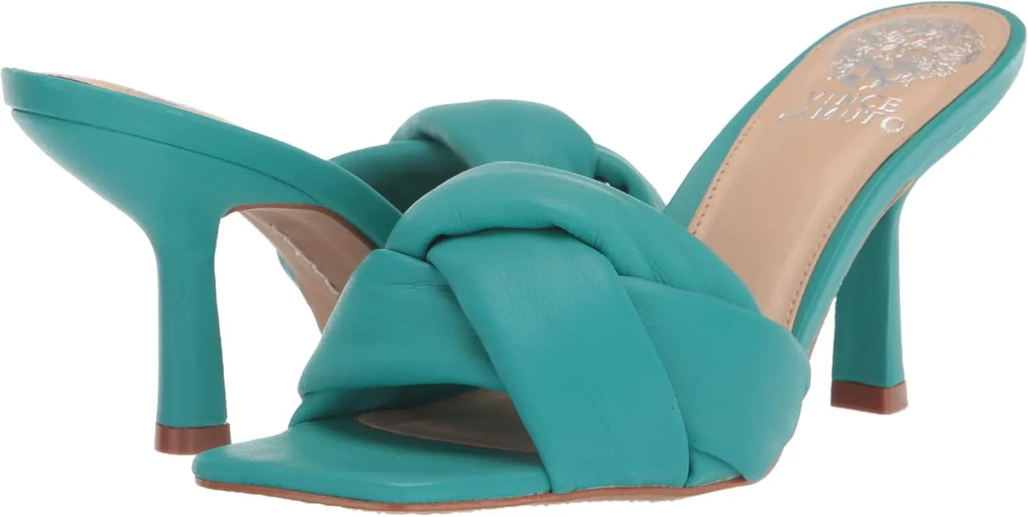 Vince Camuto Women's Footwear Joieana Puffy Strap Dress Mule Heeled Sandal