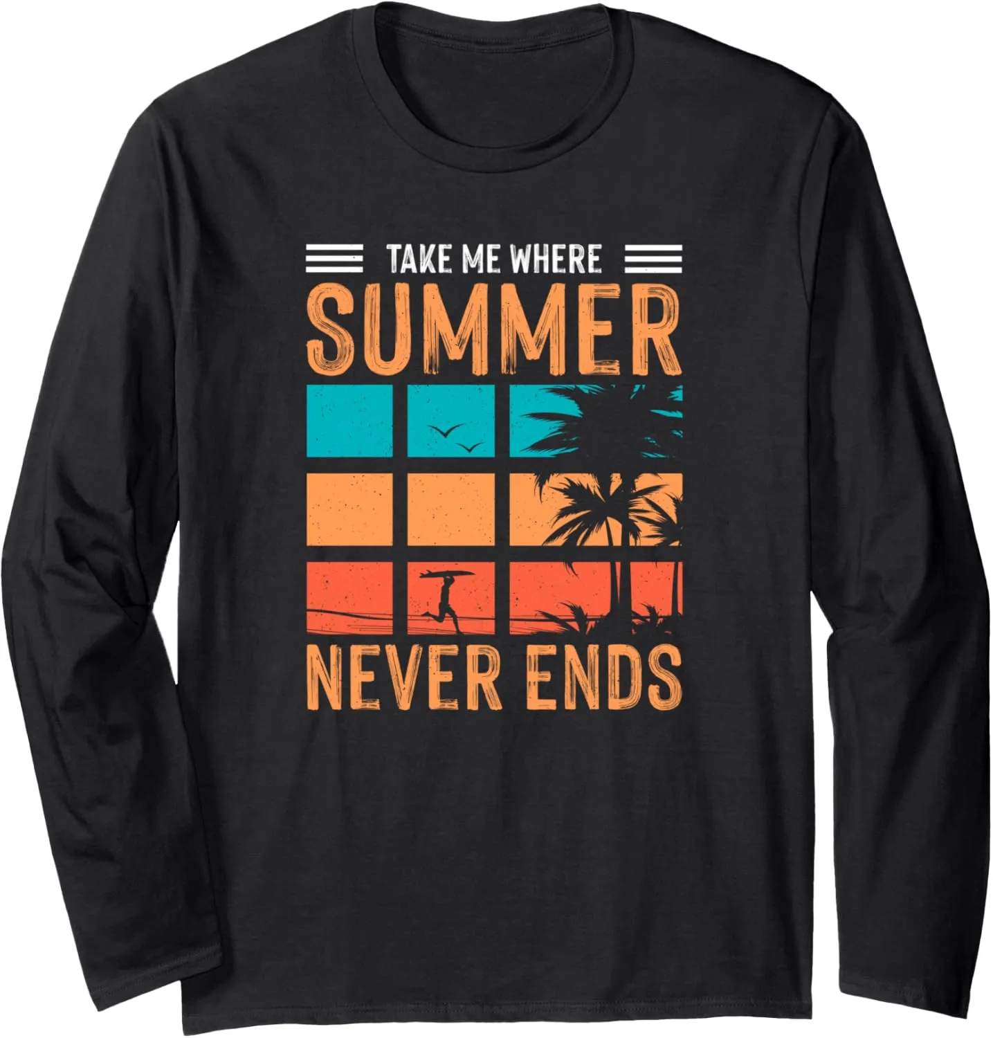Vintage Summer never ends Long Sleeve T-Shirt