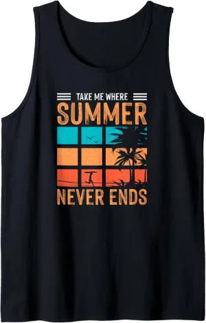 Vintage Summer never ends Tank Top