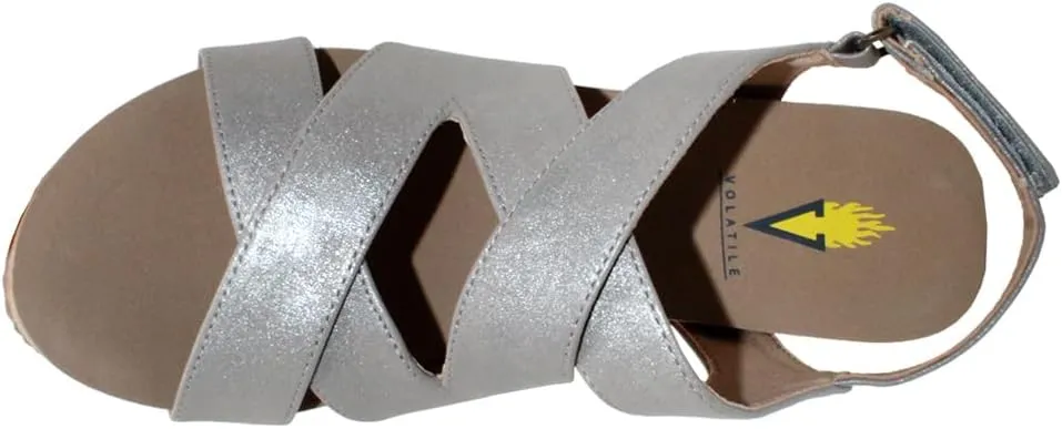 VOLATILE Womens Tory Casual Sandals Casual High Heel 3" & Up