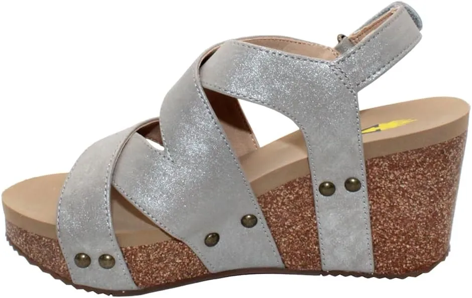 VOLATILE Womens Tory Casual Sandals Casual High Heel 3" & Up