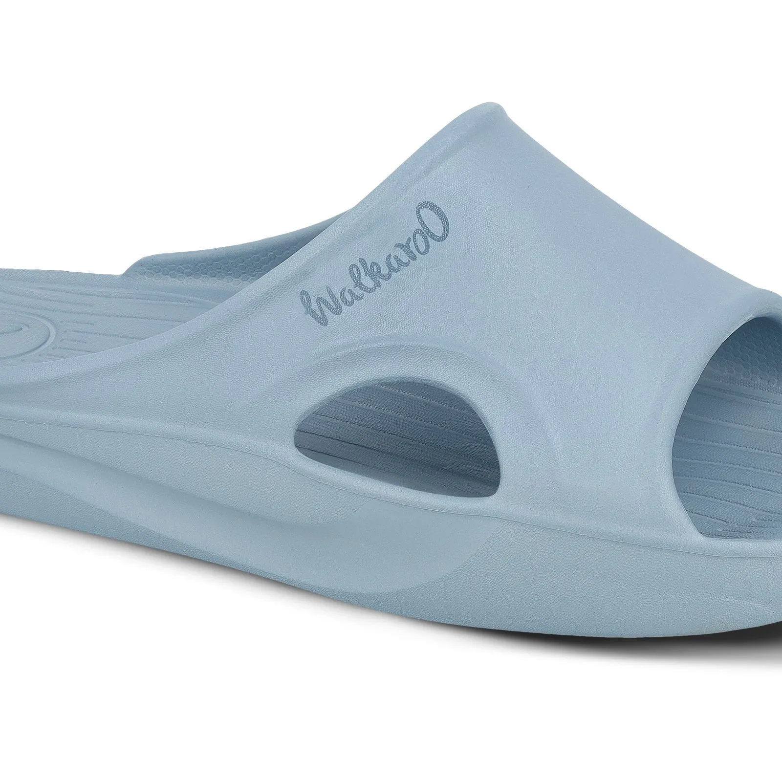 Walkaroo Men's Slider - WC4842 Aqua Blue