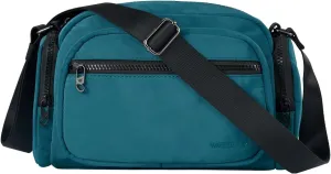WATERFLY Multiple Pockets Crossbody Bags: 6L Large Nylon Purses 2025 - Travel Shoulder Cross Body Purse for Women Men