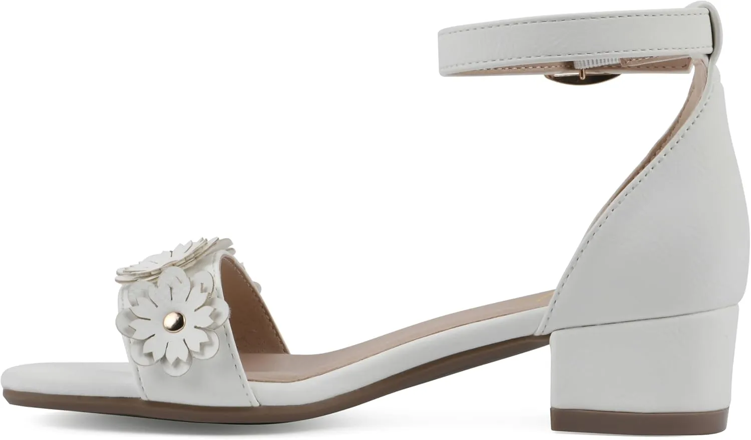 WHITE MOUNTAIN Kids Emerge Mini-Heeled Floral Sandal