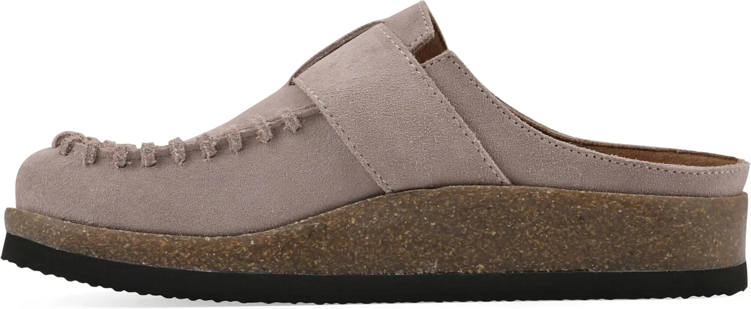 WHITE MOUNTAIN Women's Bayberry Buckle Signature Comfort-Molded Footbed Mule
