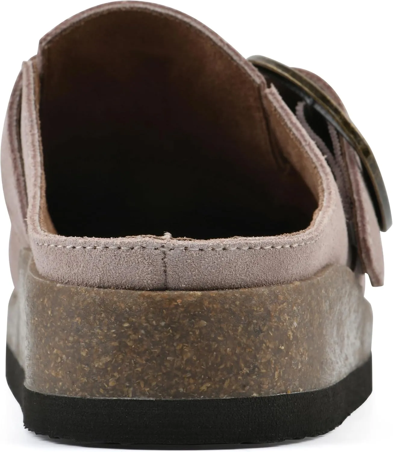WHITE MOUNTAIN Women's Bayberry Buckle Signature Comfort-Molded Footbed Mule