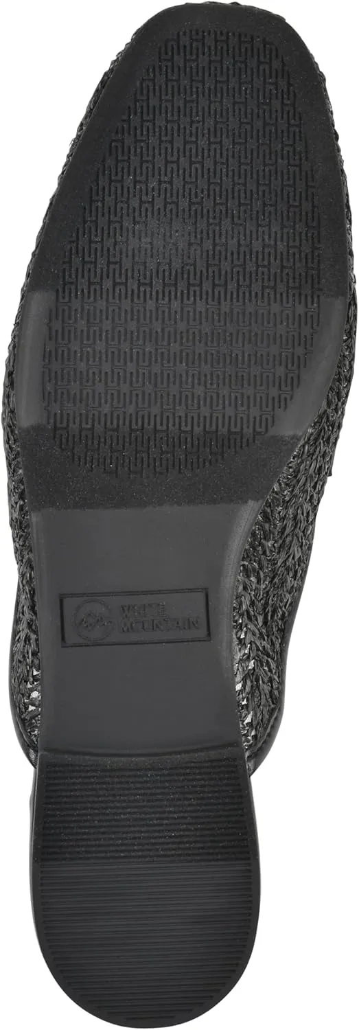 WHITE MOUNTAIN Women's Bobbin Open-Back Slip-On Loafer