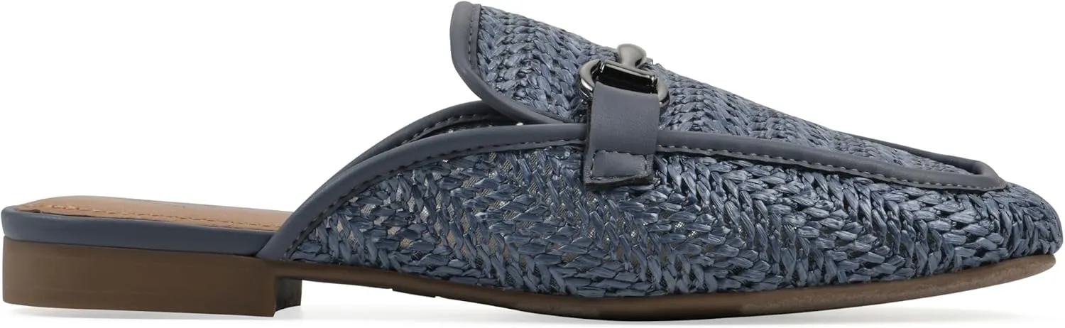 WHITE MOUNTAIN Women's Bobbin Open-Back Slip-On Loafer