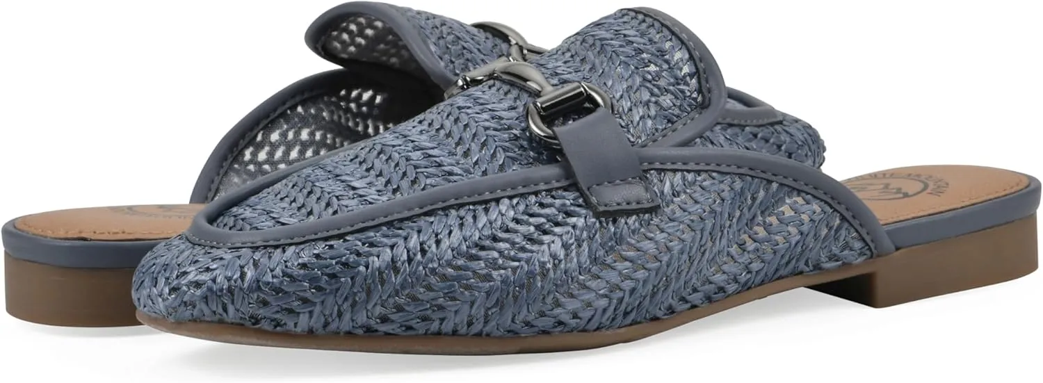 WHITE MOUNTAIN Women's Bobbin Open-Back Slip-On Loafer