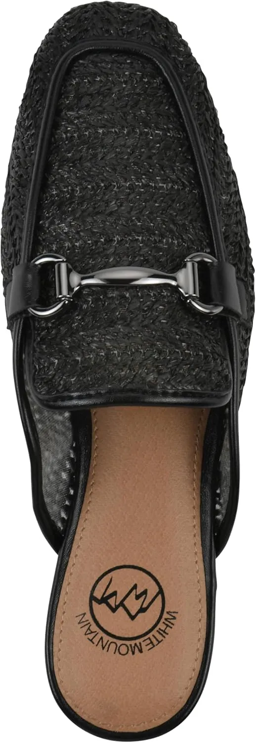 WHITE MOUNTAIN Women's Bobbin Open-Back Slip-On Loafer