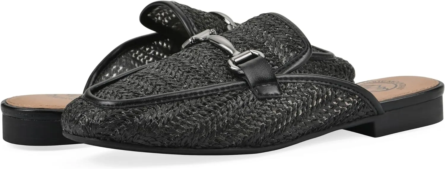 WHITE MOUNTAIN Women's Bobbin Open-Back Slip-On Loafer
