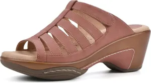 WHITE MOUNTAIN Women's Valencia Strappy Clog Sandal
