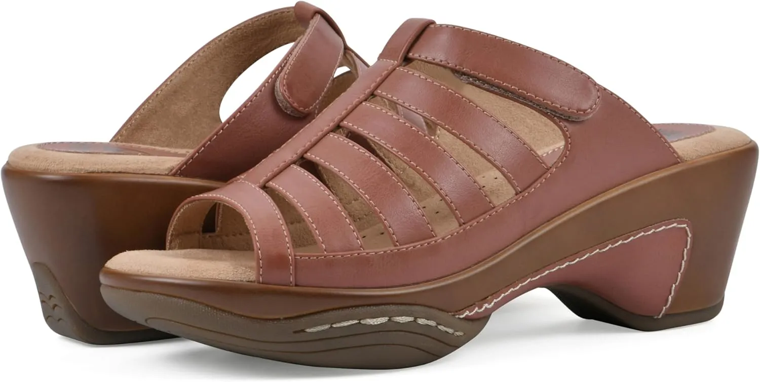 WHITE MOUNTAIN Women's Valencia Strappy Clog Sandal