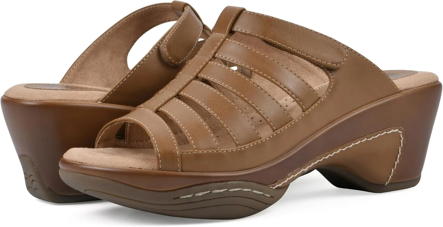 WHITE MOUNTAIN Women's Valencia Strappy Clog Sandal