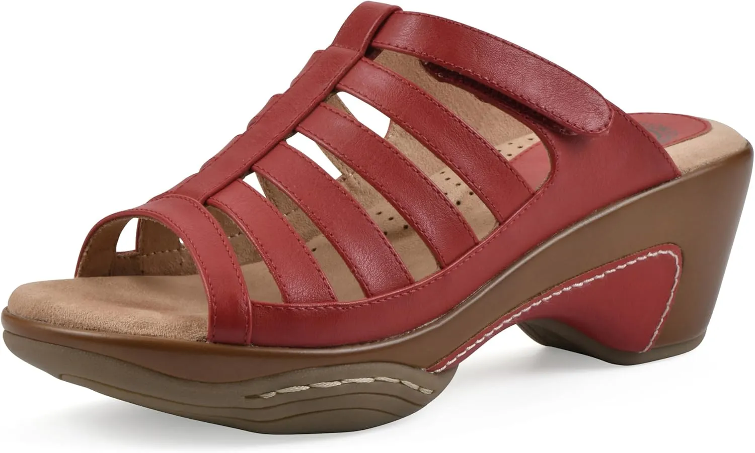WHITE MOUNTAIN Women's Valencia Strappy Clog Sandal