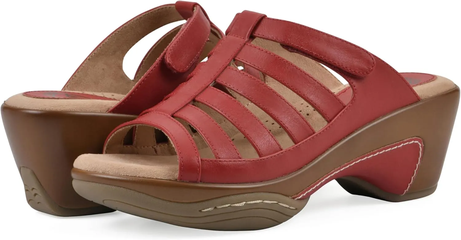 WHITE MOUNTAIN Women's Valencia Strappy Clog Sandal