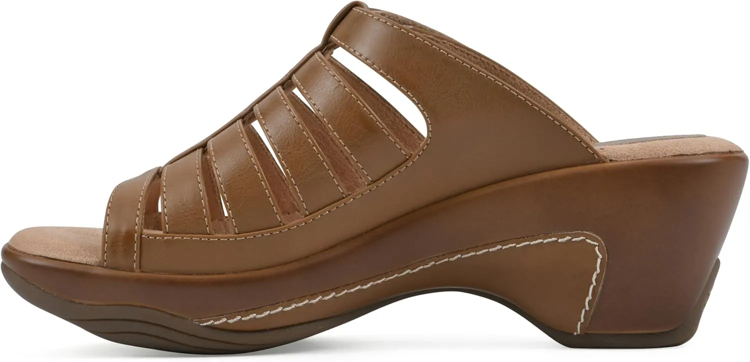 WHITE MOUNTAIN Women's Valencia Strappy Clog Sandal