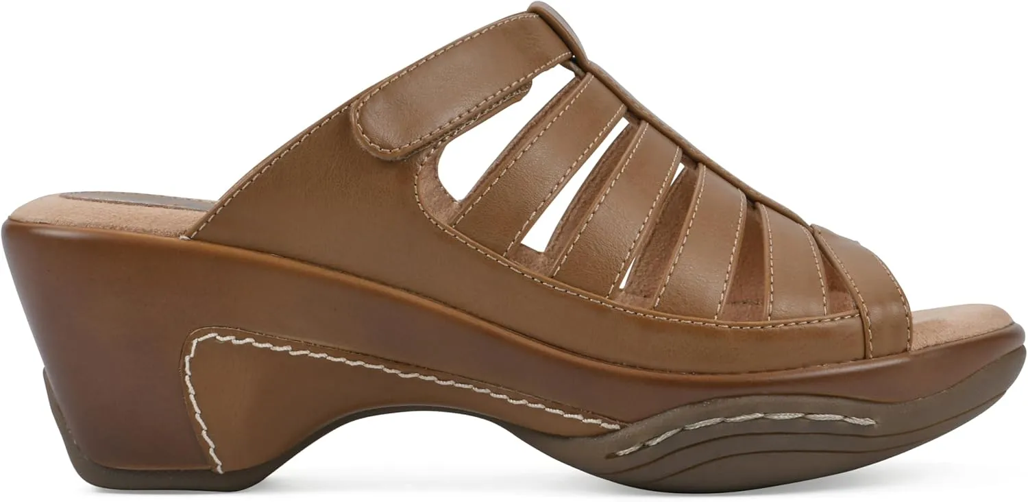 WHITE MOUNTAIN Women's Valencia Strappy Clog Sandal