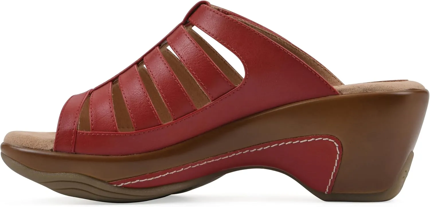 WHITE MOUNTAIN Women's Valencia Strappy Clog Sandal