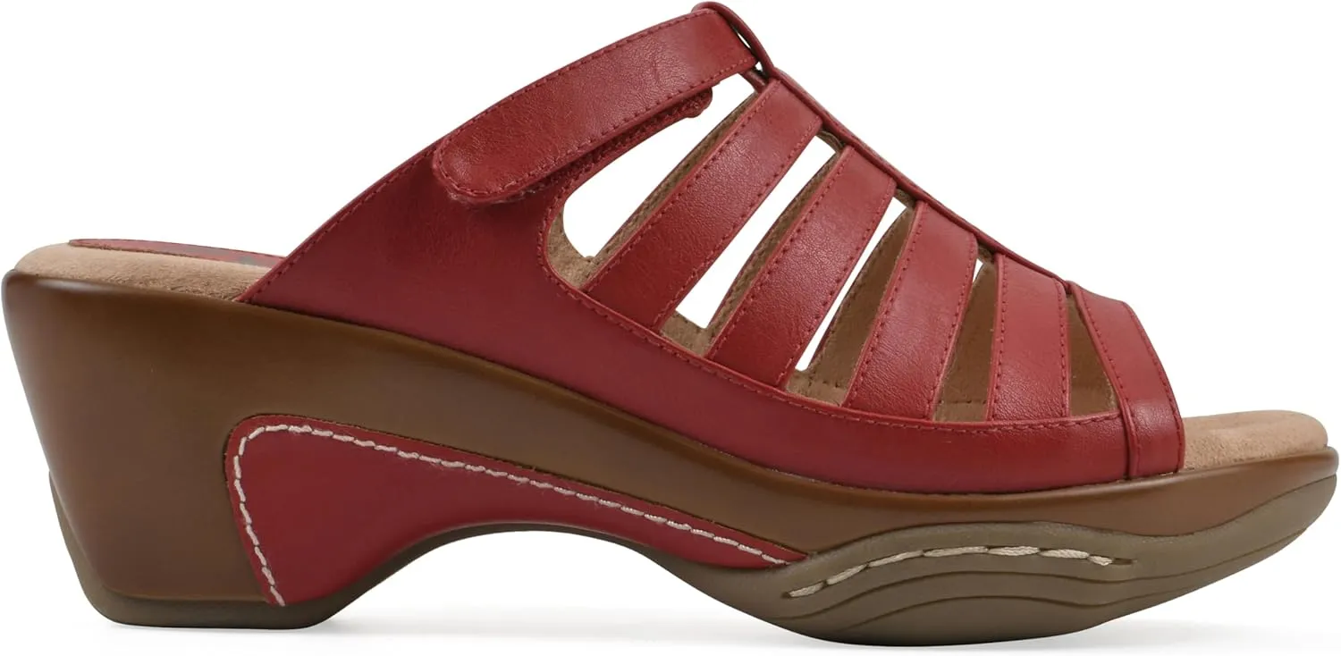 WHITE MOUNTAIN Women's Valencia Strappy Clog Sandal
