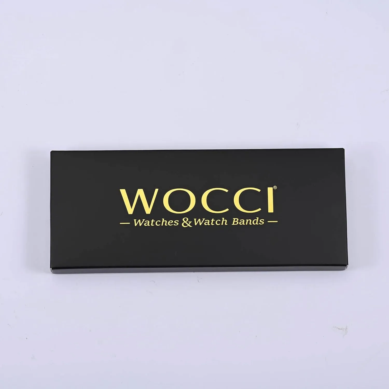 WOCCI 22mm Heavy-duty Metal Watch Band for Men, 316L Stainless Steel, Double Locking Deployant Clasp (Space Grey)
